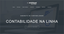 Desktop Screenshot of contabilidadenalinha.com